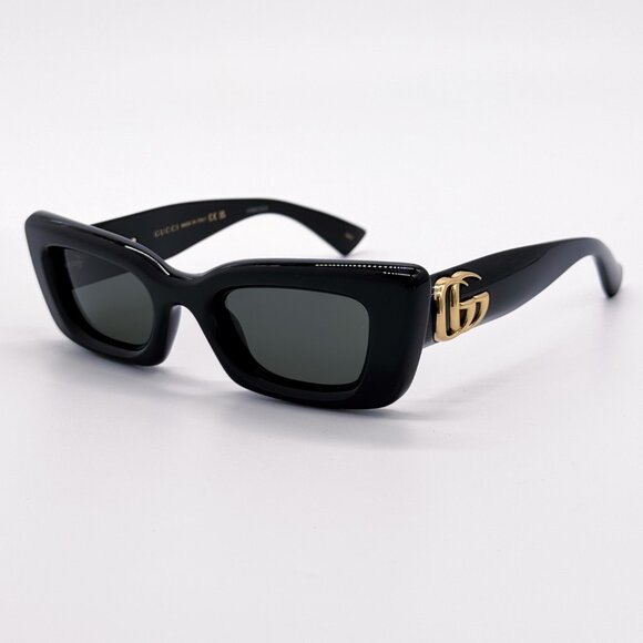 NEW GUCCI GG1827S 001 SHINY BLACK WOMEN SUNGLASSES GUCCI main image 8